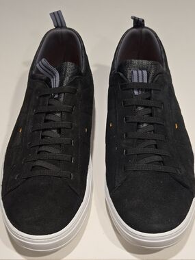 Martin Dingman Black Suede Comfort Sneakers Men’s Size 10.5M 7403555M